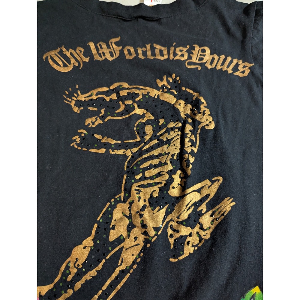 Vintage‎ Ed Hardy Long Baby Tee Panther Rose Tattoo Tunic Christian Audigier L - Picture 12 of 15